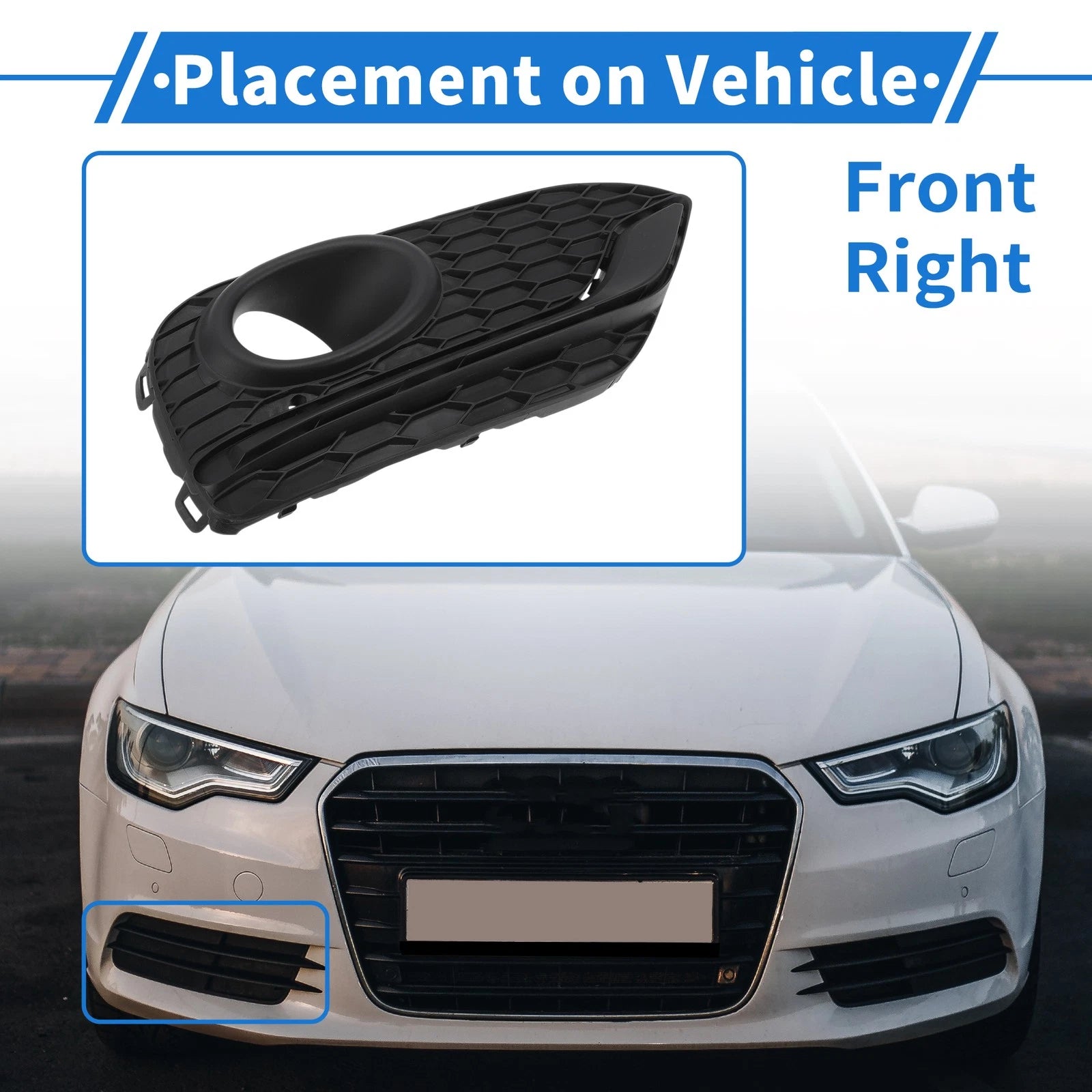 Front Right Fog Light Grill No. 71102TW1H00 for Honda Accord Crosstour (2014–2016)