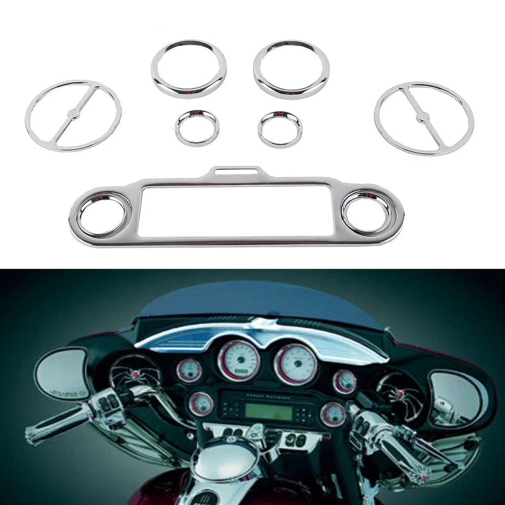 Chrome Inner Fairing Trims for Harley Touring Electra Street Glide (96-13)