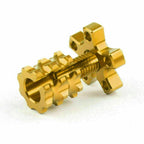 Set of 2 Anodized Billet Aluminum Clutch Cable Adjusters for Universal (8mm)