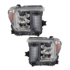 Full LED Headlights w/ LED Signal for GMC Sierra 2500 HD 3500 HD (2020–2023)