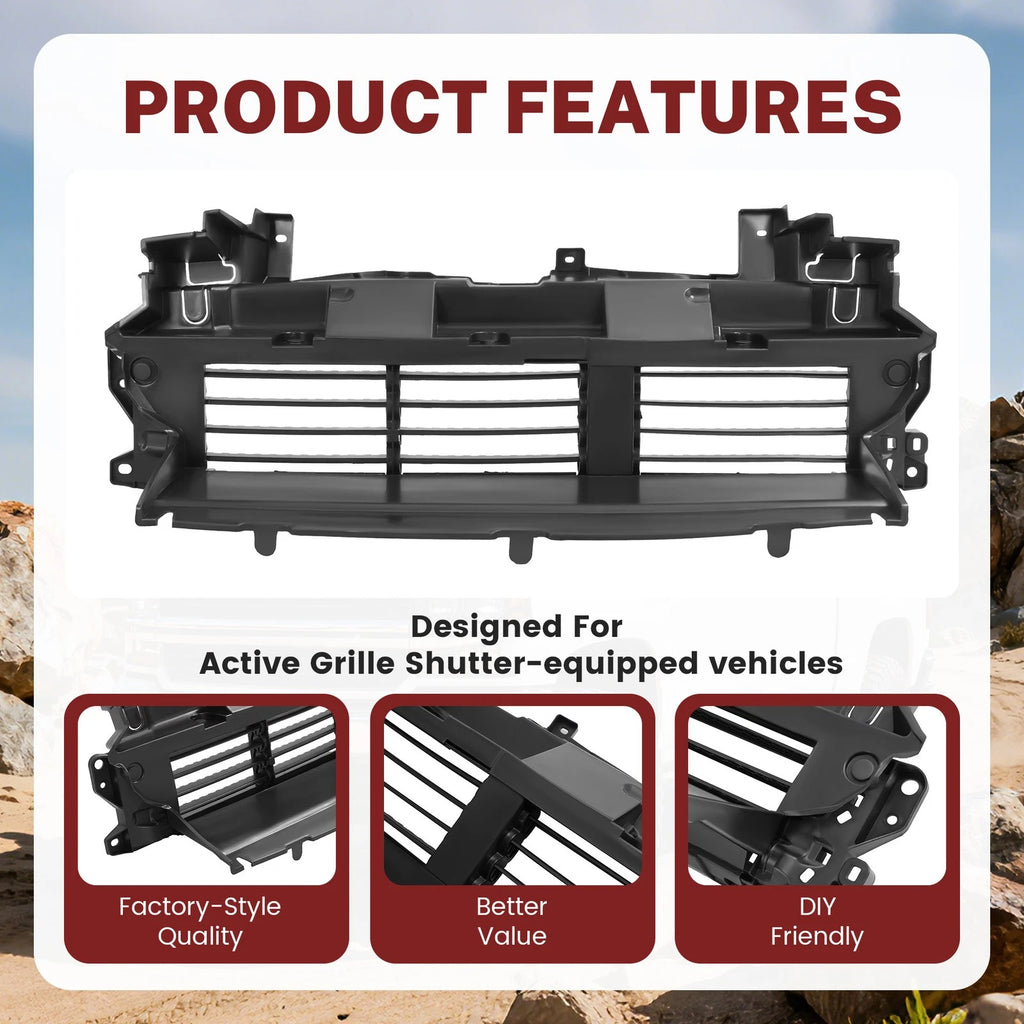 Front Radiator Grille Air Shutter Assembly for Honda CR-V (2020–2022)