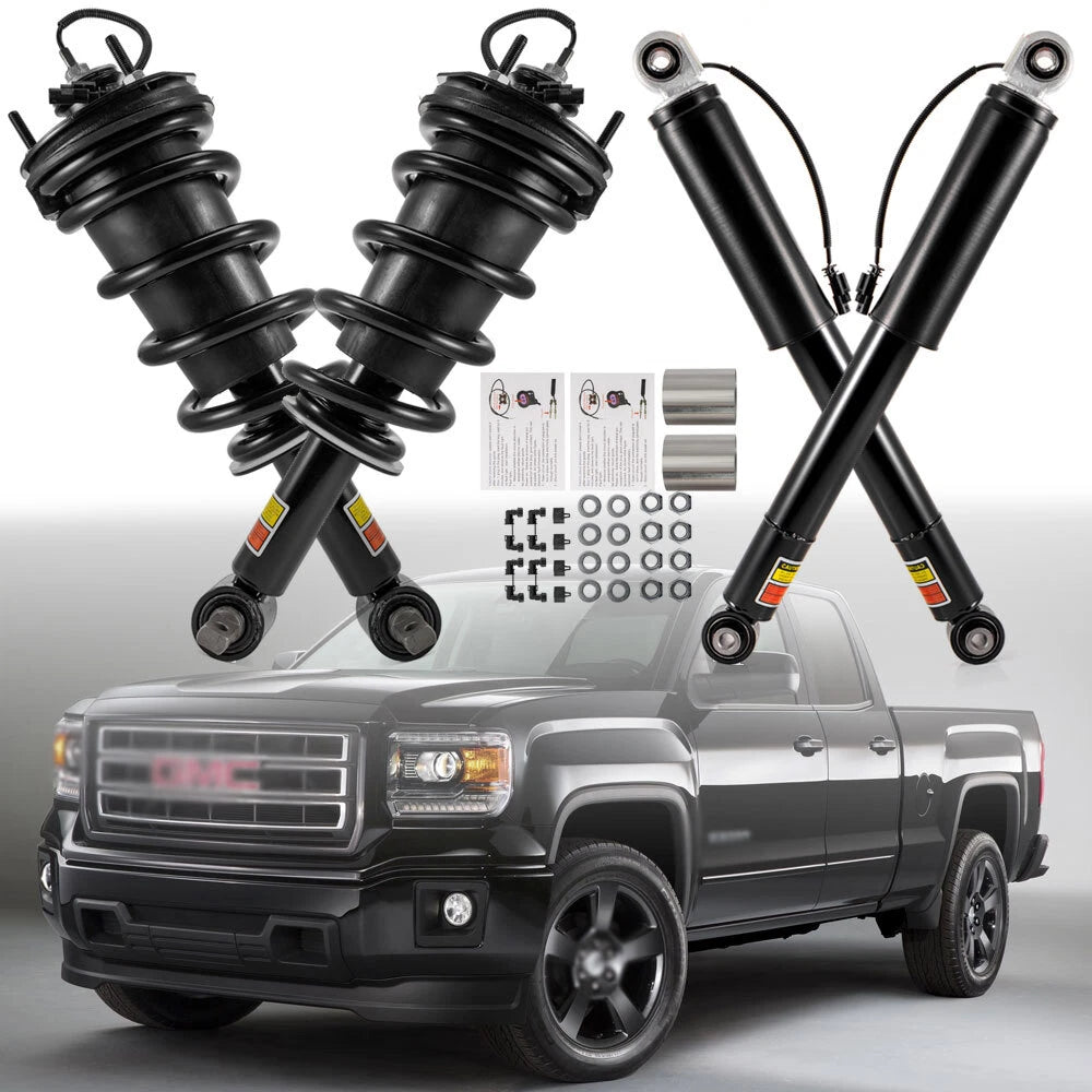 Front Rear Shock Strut Assys for GMC Sierra 1500 Denali (2014–2018) 84977478 22953019