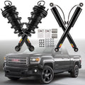 Front Rear Shock Strut Assys for GMC Sierra 1500 Denali (2014–2018) 84977478 22953019