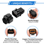 8 Pin Front Headlight Connector Plug for Hyundai Kia 