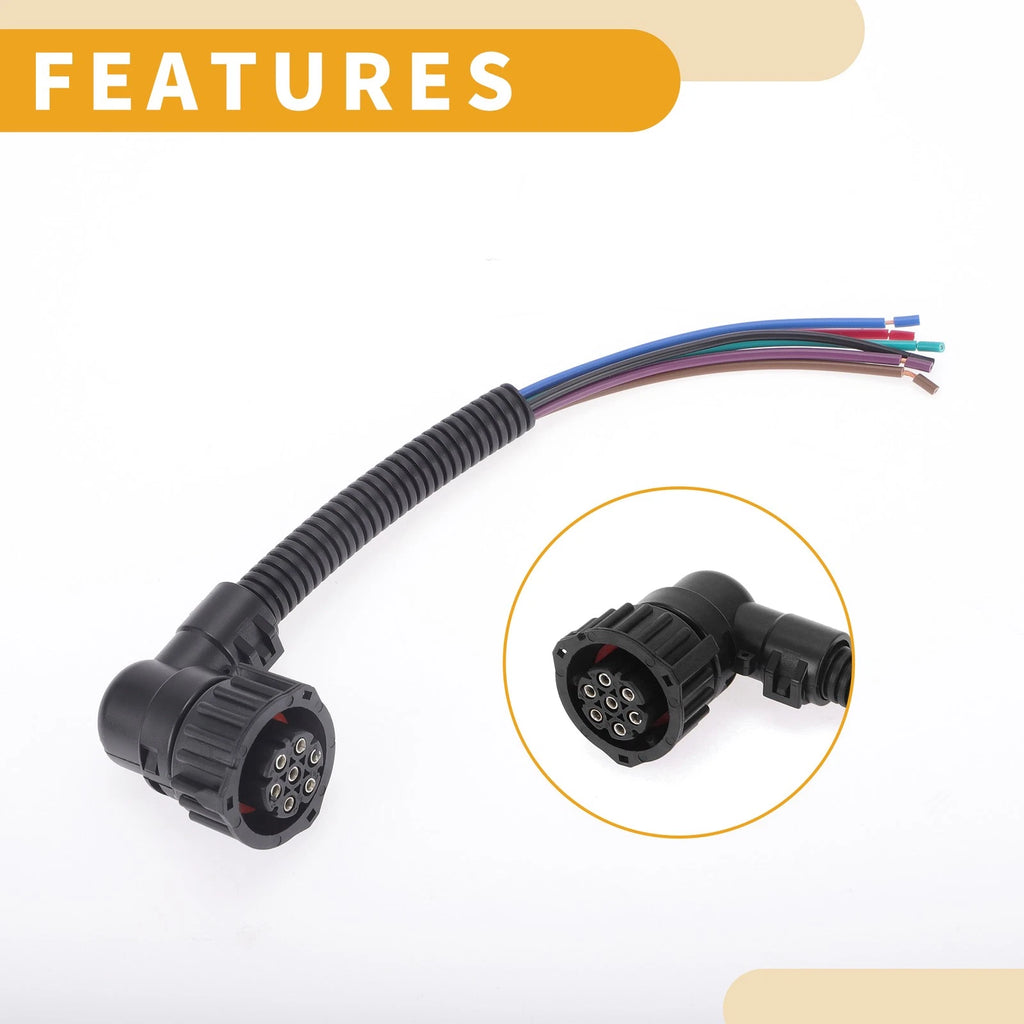 2 Pcs Tail Light Wiring Harness Connector for Fiat Ducato (2001–2016)