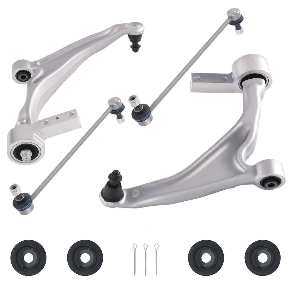 4X Front Lower Control Arms Sway Bar Links for Honda Pilot (2009–2015)