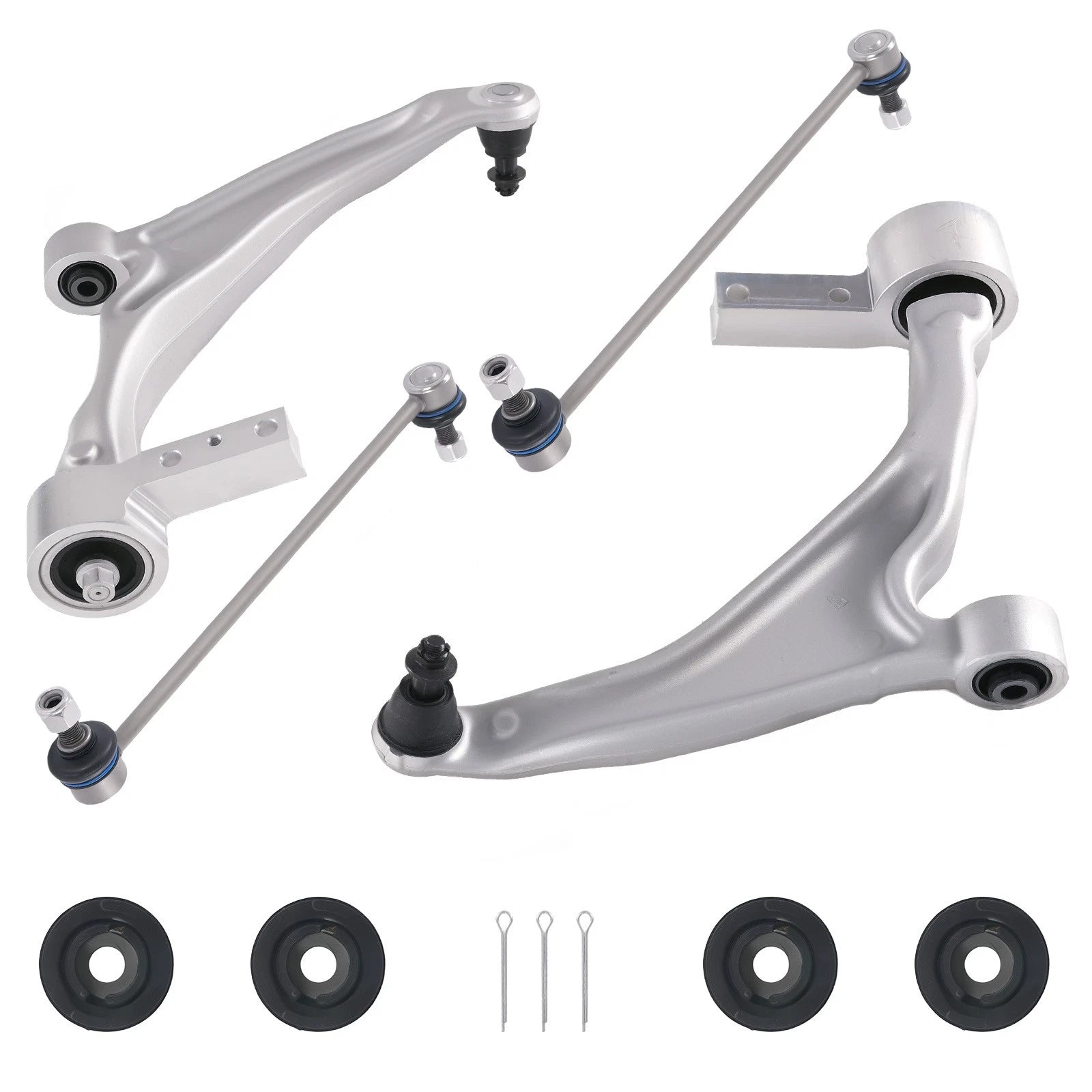 4X Front Lower Control Arms Sway Bar Links for Honda Pilot (2009–2015)