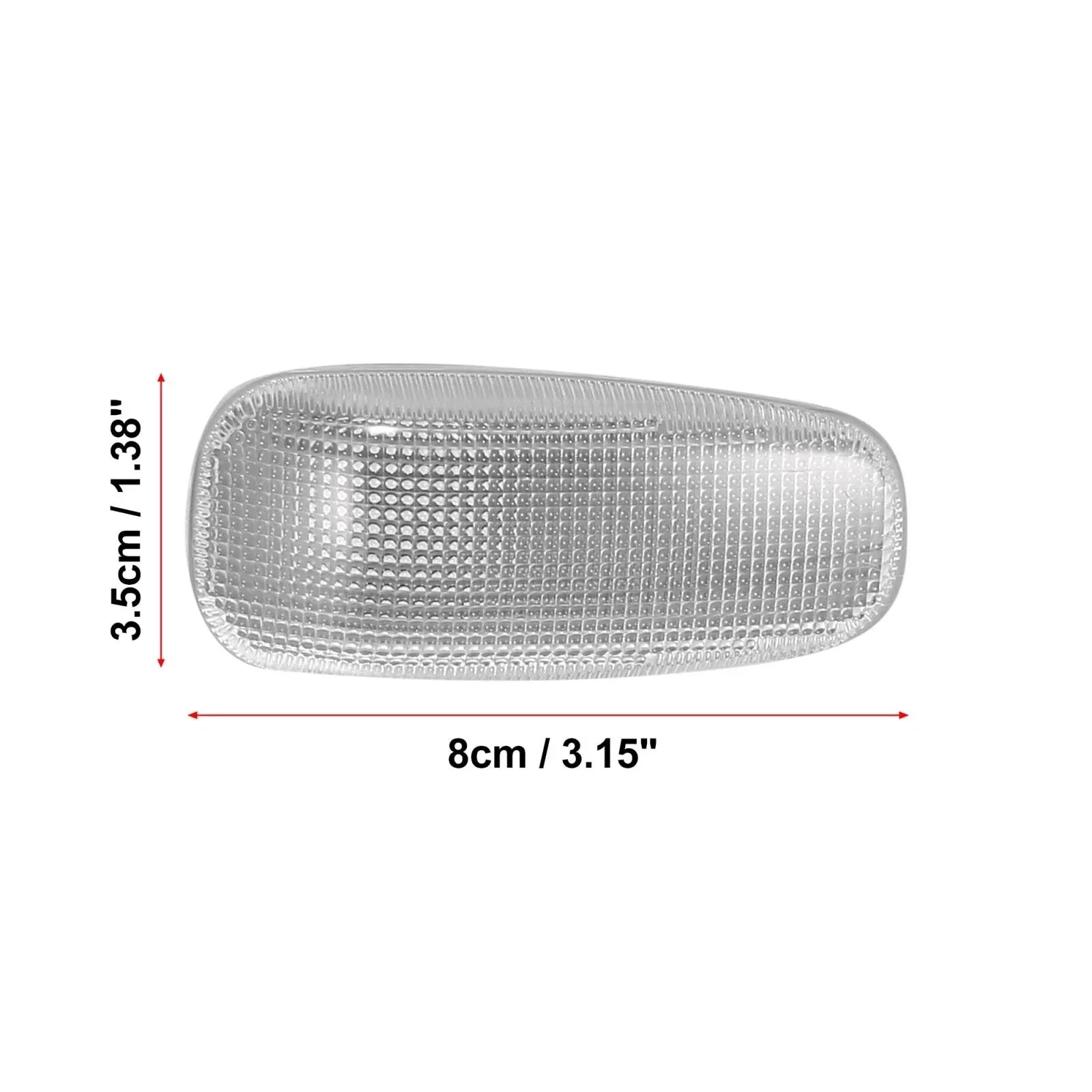Front Side Marker Light Lens Cover for Dodge Sprinter 2500 3500 (2002-2018)