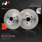 Set of 2 Rear Disc Brake Rotors & Ceramic Pads for Subaru Outback Legacy (2015–2022)