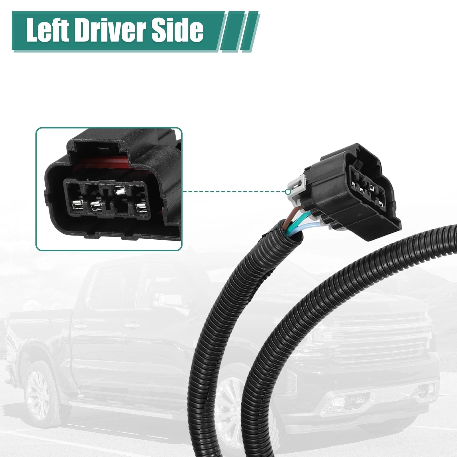 1 Pair Tail Light Wiring Harness for Chevrolet Silverado 1500 (2012–2013)