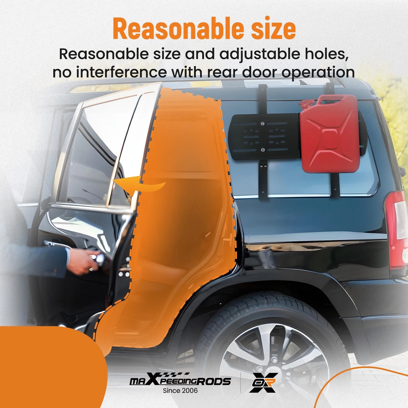 Gas Can Mounting System for Jeep Wrangler JL (2018–2026) Steel