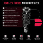 Front Shock Struts & Coils Assembly for Chevrolet Equinox (2010-2017)