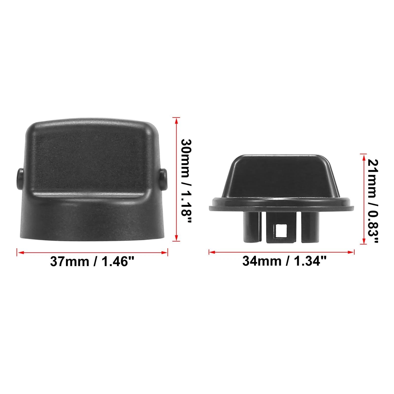Set of 2 Ignition Start Switch Buttons D461-66-141A-02 for Mazda CX-9 (2007–2015)