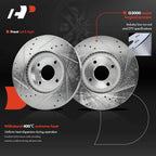 Front Side Drilled Brake Rotors for Ford EcoSport (2018–2022)