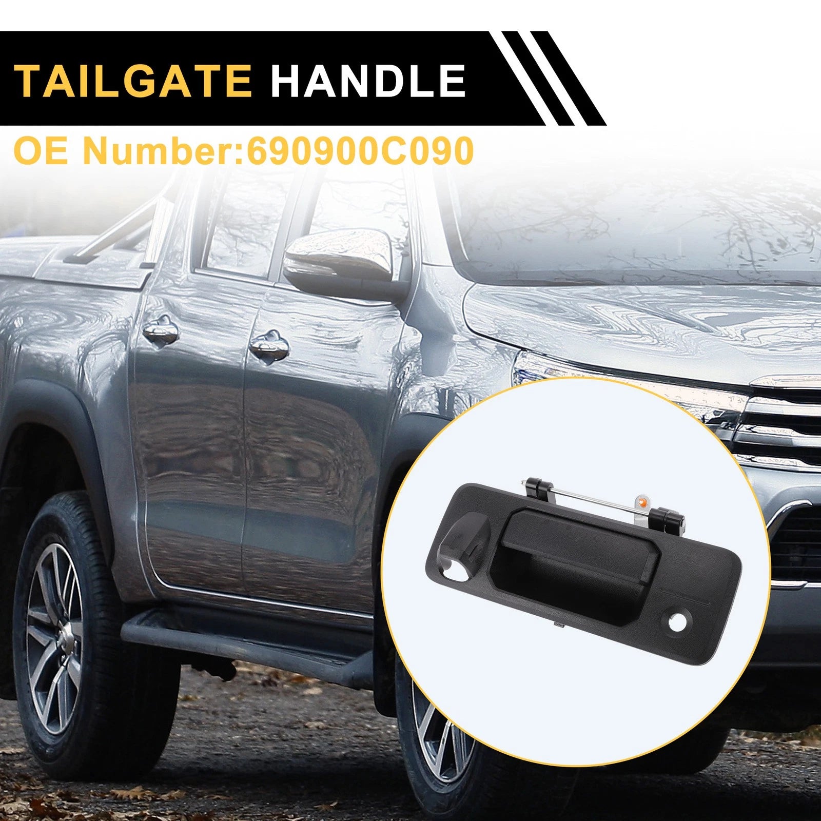 Liftgate Latch Tailgate Handle for Toyota Tundra (2014–2021) No. 690900C090