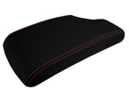 Carbon Fiber Console Lid Armrest Cover for BMW E90 (2005–2013) Red Stitch