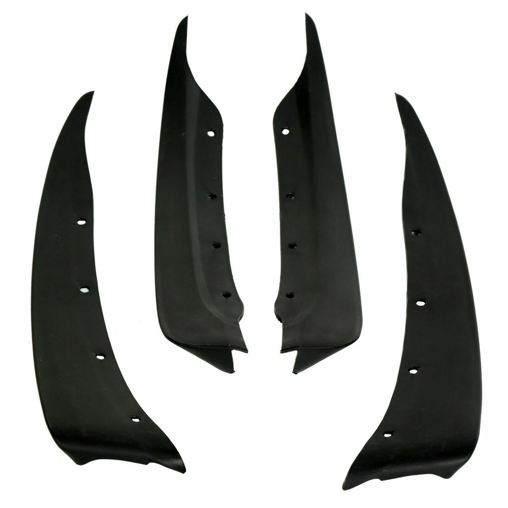 Set of 4 Molded Splash Guards for Chevrolet Corvette (2005–2013)