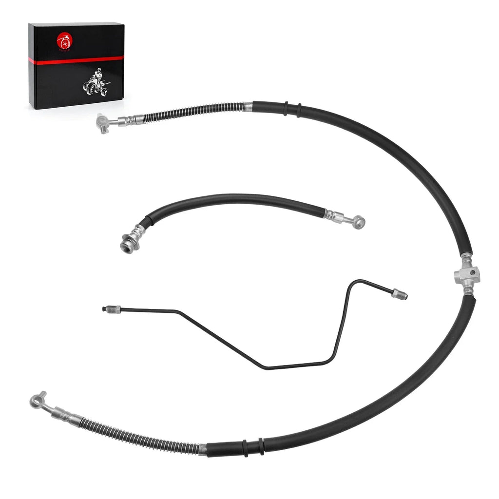 Front Brake Hose Pipe Kit for Yamaha Raptor 700 YFM700 YFM700R(2006–2024)