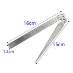 Stainless-Steel Welding Taper Feeler Gauge for Inspection