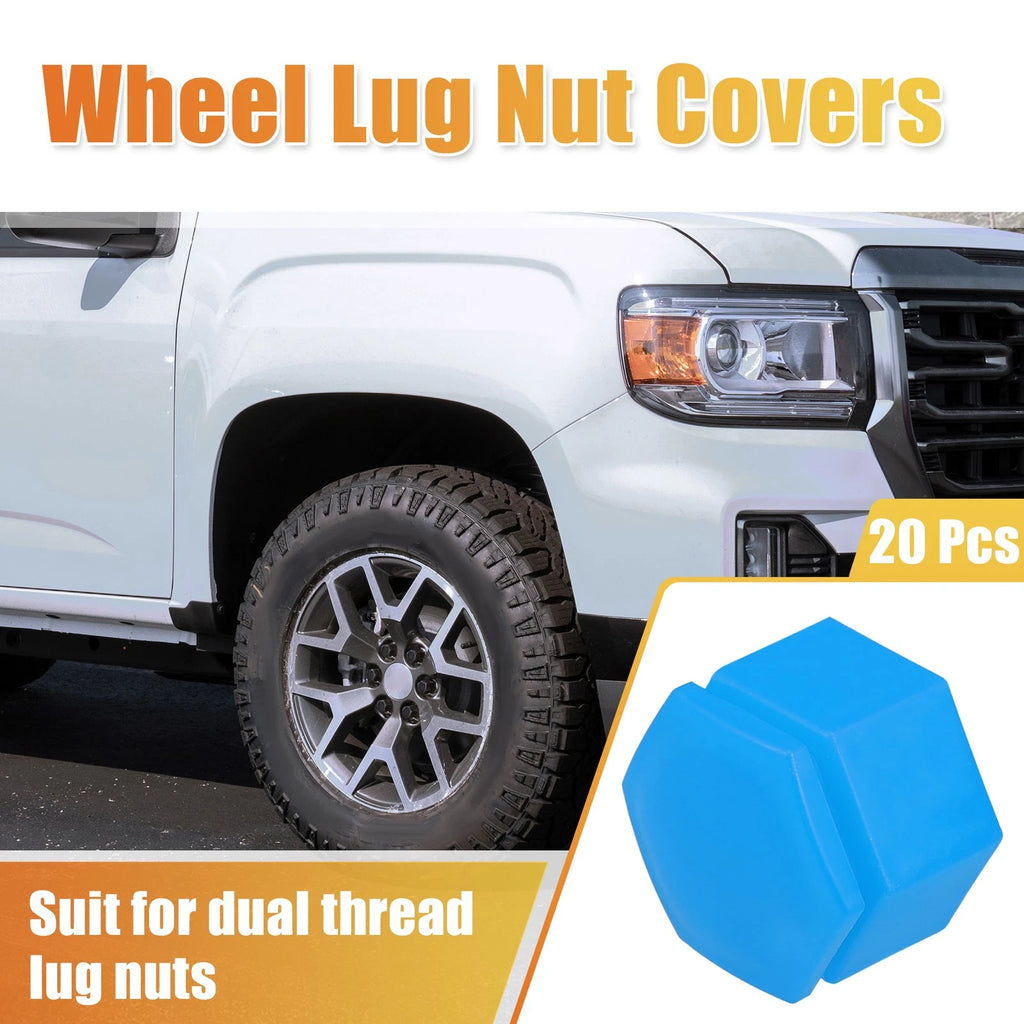20 Pcs 22mm Wheel Lug Nut Cover for Land Rover Range Rover Sport (2006–2013) Blue