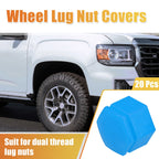 20 Pcs 22mm Wheel Lug Nut Cover for Land Rover Range Rover Sport (2006–2013) Blue