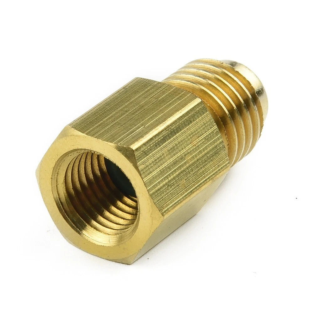 R134A R12 AC Coupling Adaptor Tool 1/2 ACME Male to 1/4 SAE