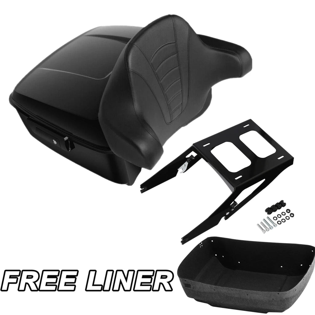 Trunk Backrest Pad Mount Rack for Harley Sport Glide FLSB (2018–2023)