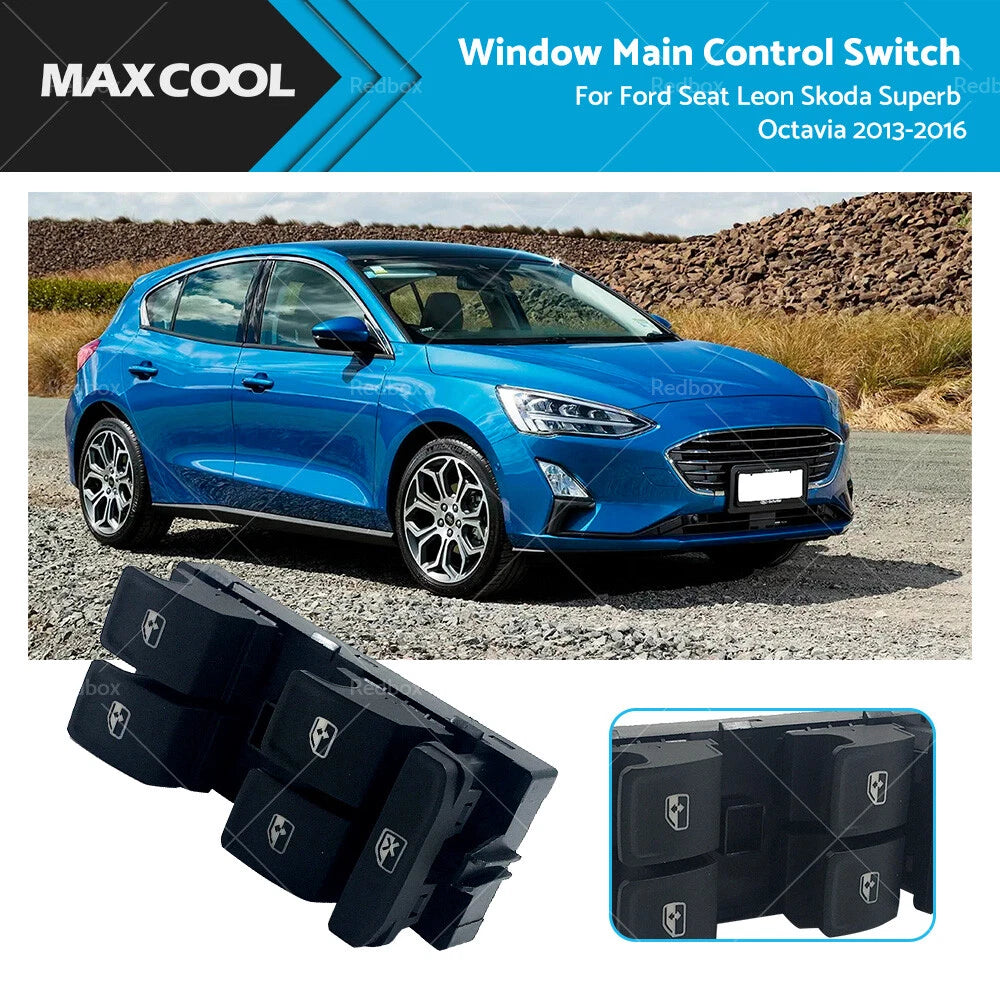 Power Window Switch for Seat Leon (2013–2018), Skoda Superb (2013–2018), VW Golf MK7