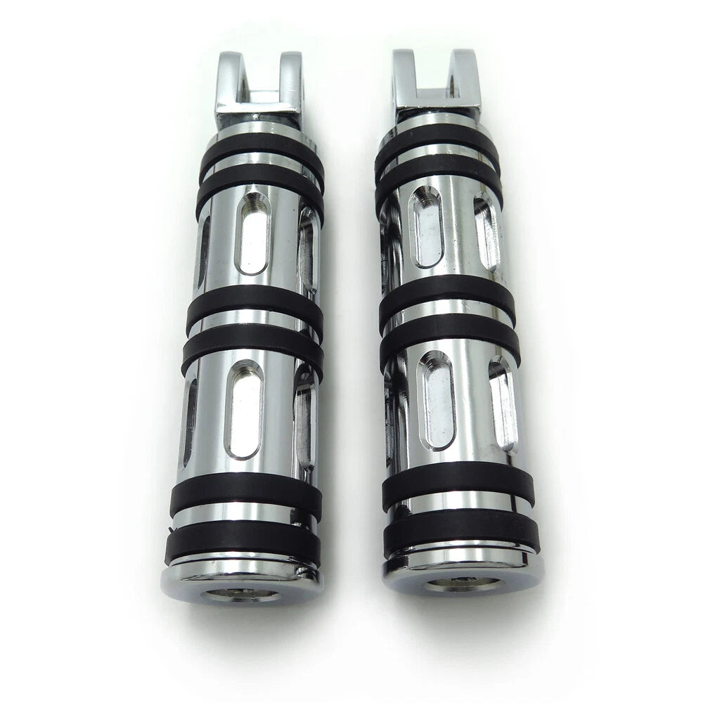 Chrome Edge Cut Footpegs for Honda CBR 1100XX (2000–2003)