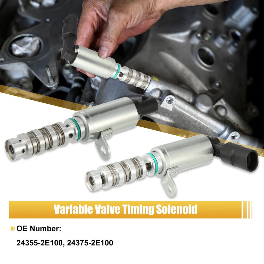 Engine Variable Timing Oil Control Solenoid Kit 24355-2E100 for Hyundai Kona (2018–2023)