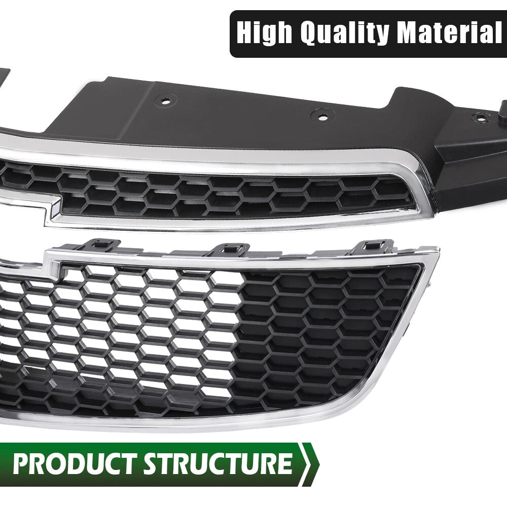 Front Bumper Grille Set of 2 for Chevy Cruze (2011–2014)