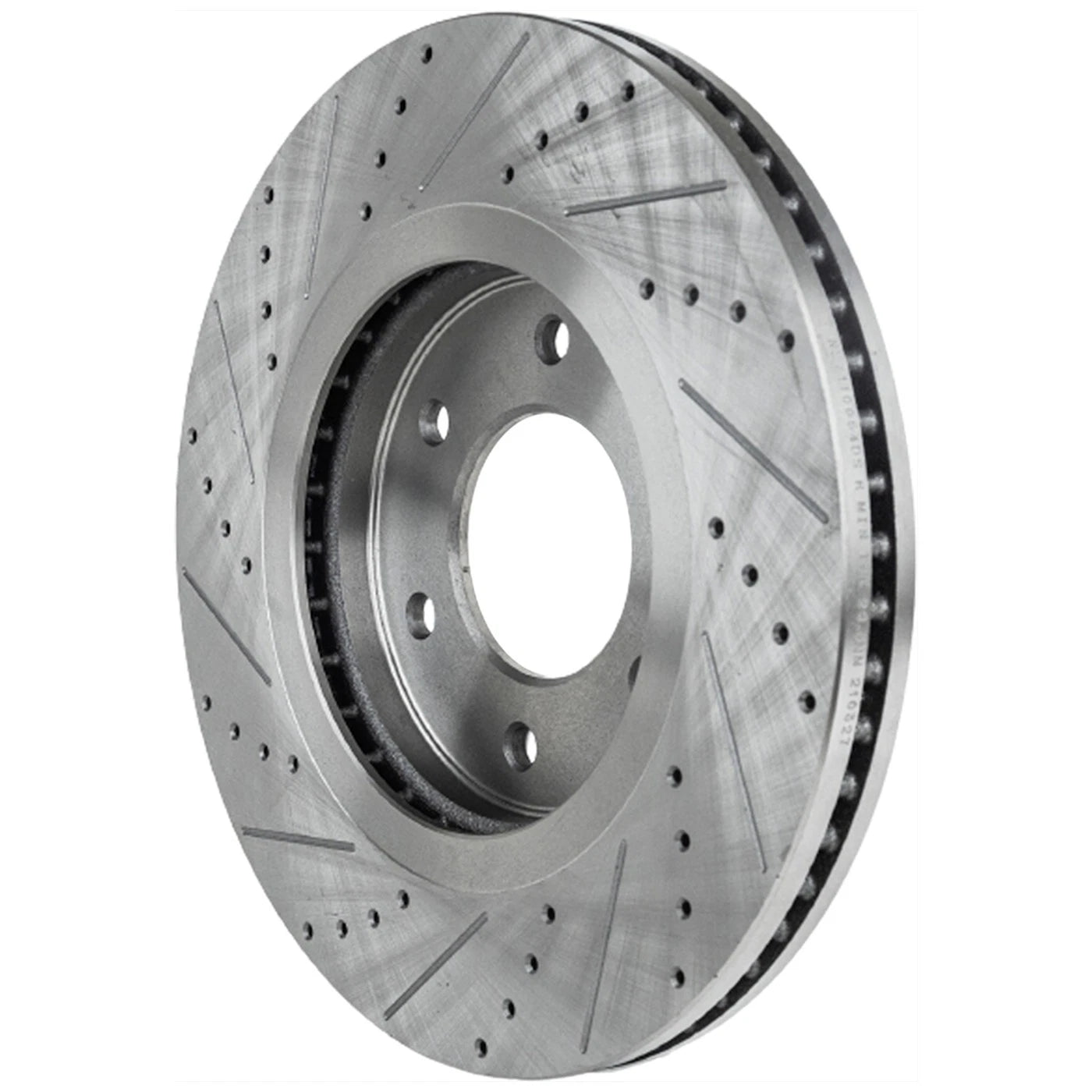 Disc Brake & Pad Kit for Nissan Titan (2007) Cross-drilled Slotted