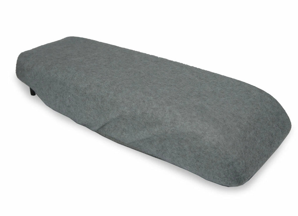 Fleece Console Lid Armrest Cover for Mazda CX7 (2007–2012) Gray