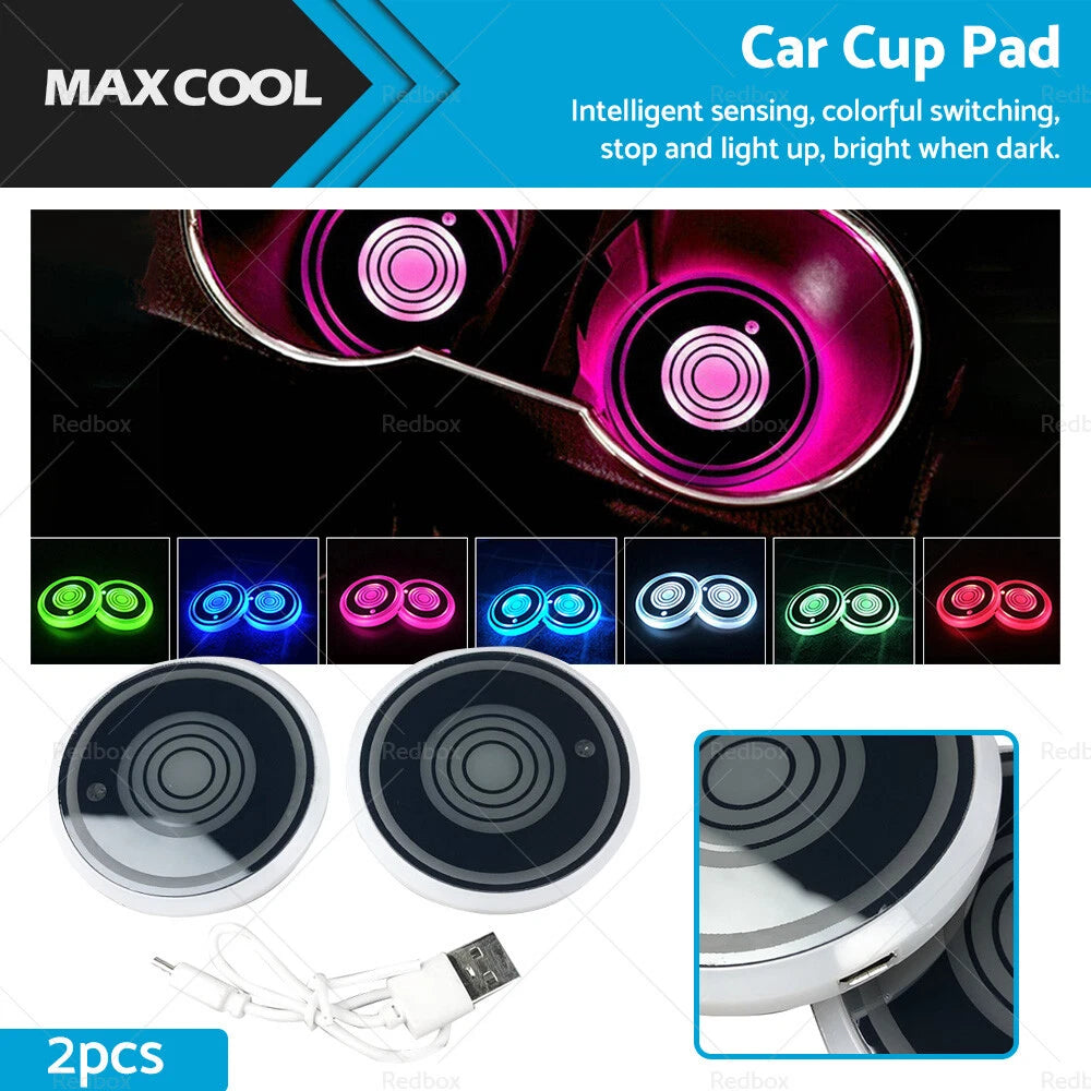 LED Cup Pad for Universal Vehicles (02-Current) - 7 Colors