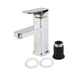 Square Bathroom Tap Mixer with Ceramic Valve for Core Easy