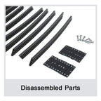 Billet Grille Insert for Jeep Wrangler JK (2007-2018) - Wide Black Rivet