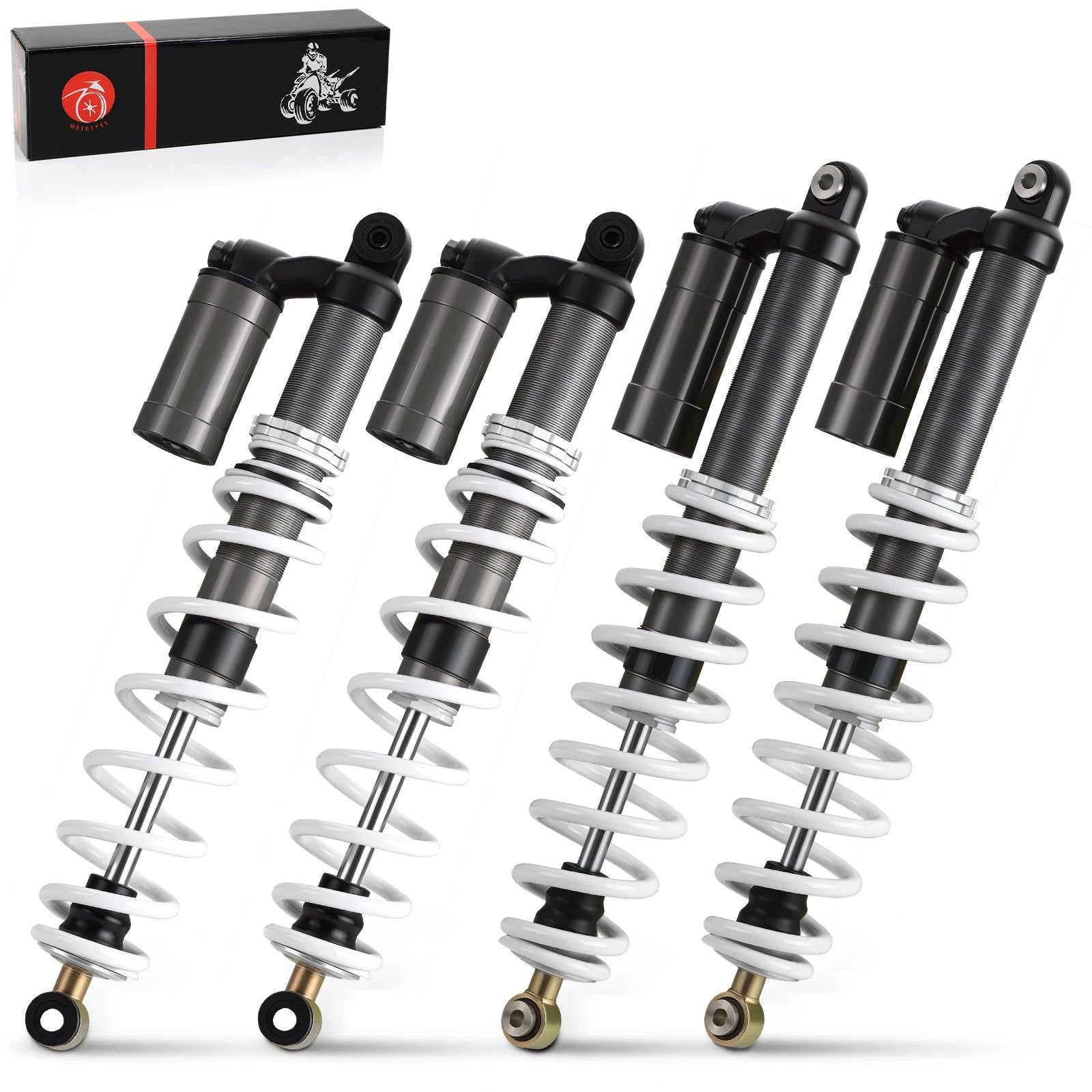 Set of 4 Air Shock Absorbers for Polaris RZR S 800 (2009–2012)