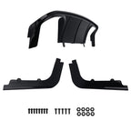 Black Performance Rear Bumper Diffuser Kit for BMW M3 E92 E93 (2008–2013)