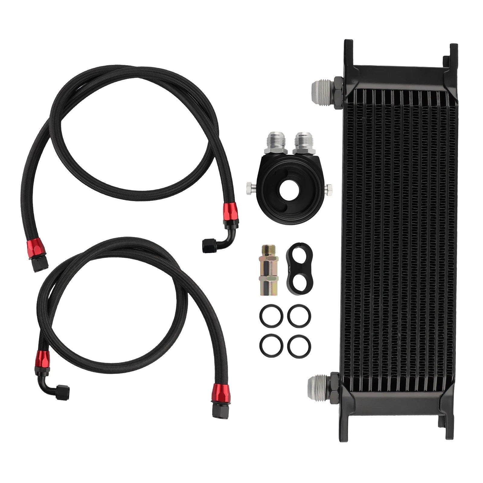 13 Row AN10 Oil Cooler for Universal Applications (with 3/4-16 & M20-1.5)