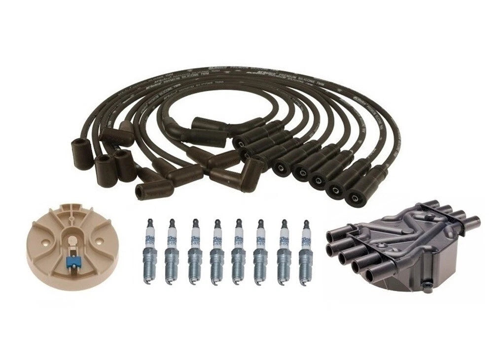 ACDelco Ignition Kit for Chevy GMC C2500 (1990–2000) - Rotor, Cap, Wires, Plugs