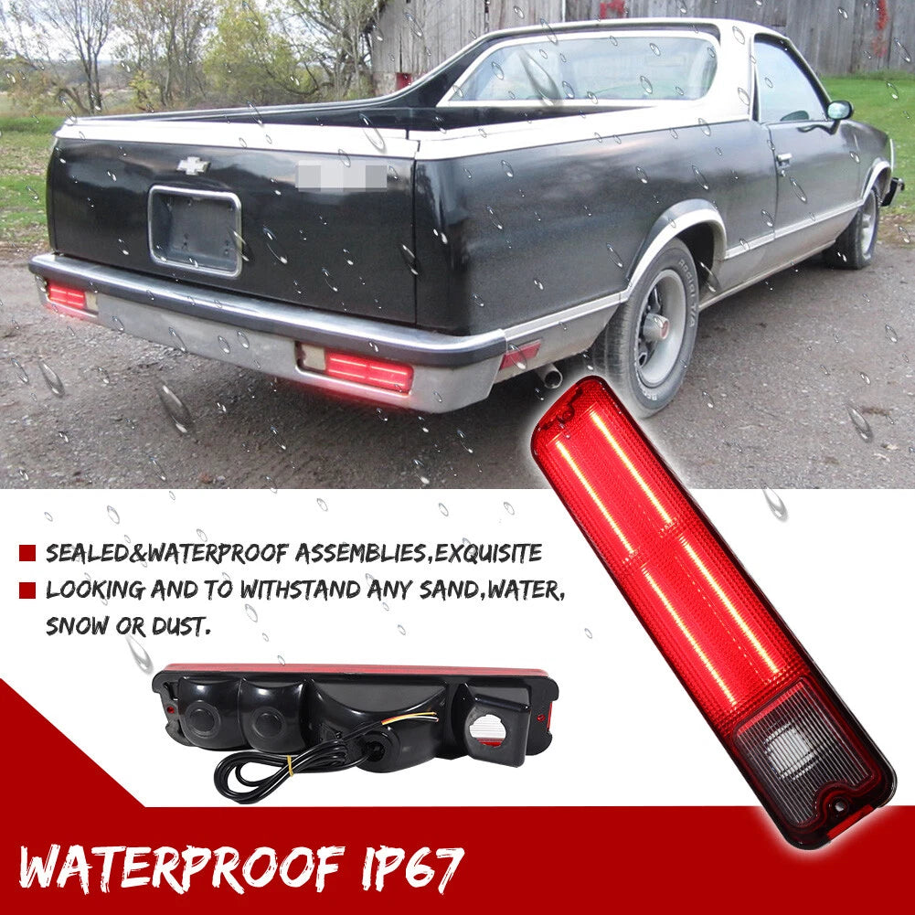 Red LED Rear Tail Brake Light for Chevrolet El Camino Malibu GMC Caballero (1979–1987)