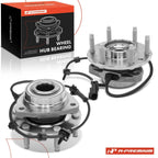 2X Front Wheel Hub & Bearing Assembly with ABS for GMC Envoy (2002–2009)