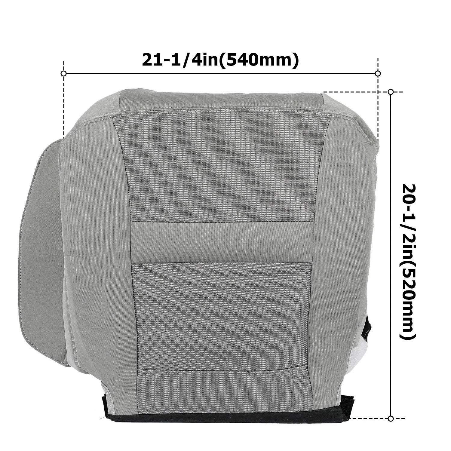 Driver Bottom Seat Cover Set for Dodge Ram 1500 2500 (2006–2010)