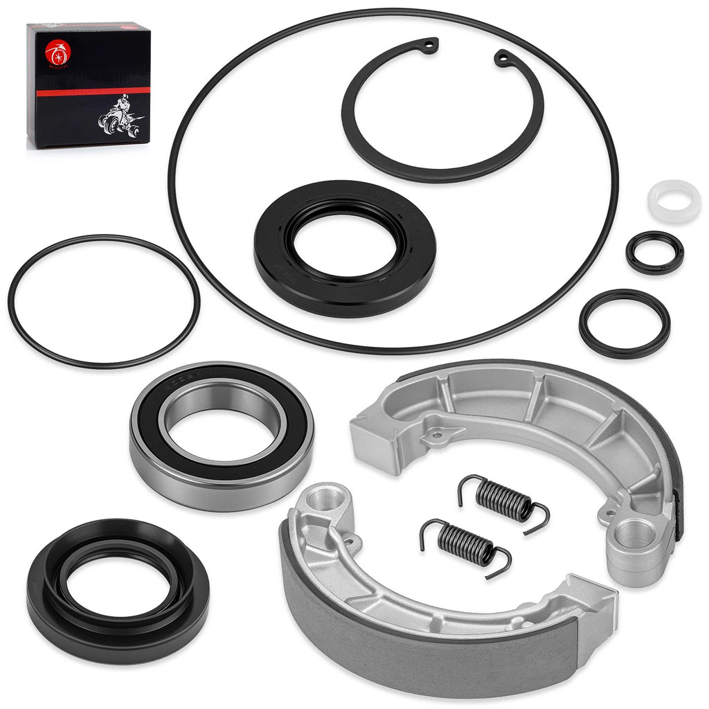 Rear Brake Drum Bearing Seals Shoes Kit for Honda Rancher 420 (2007–2013)