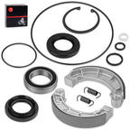 Rear Brake Drum Bearing Seals Shoes Kit for Honda Rancher 420 (2007–2013)