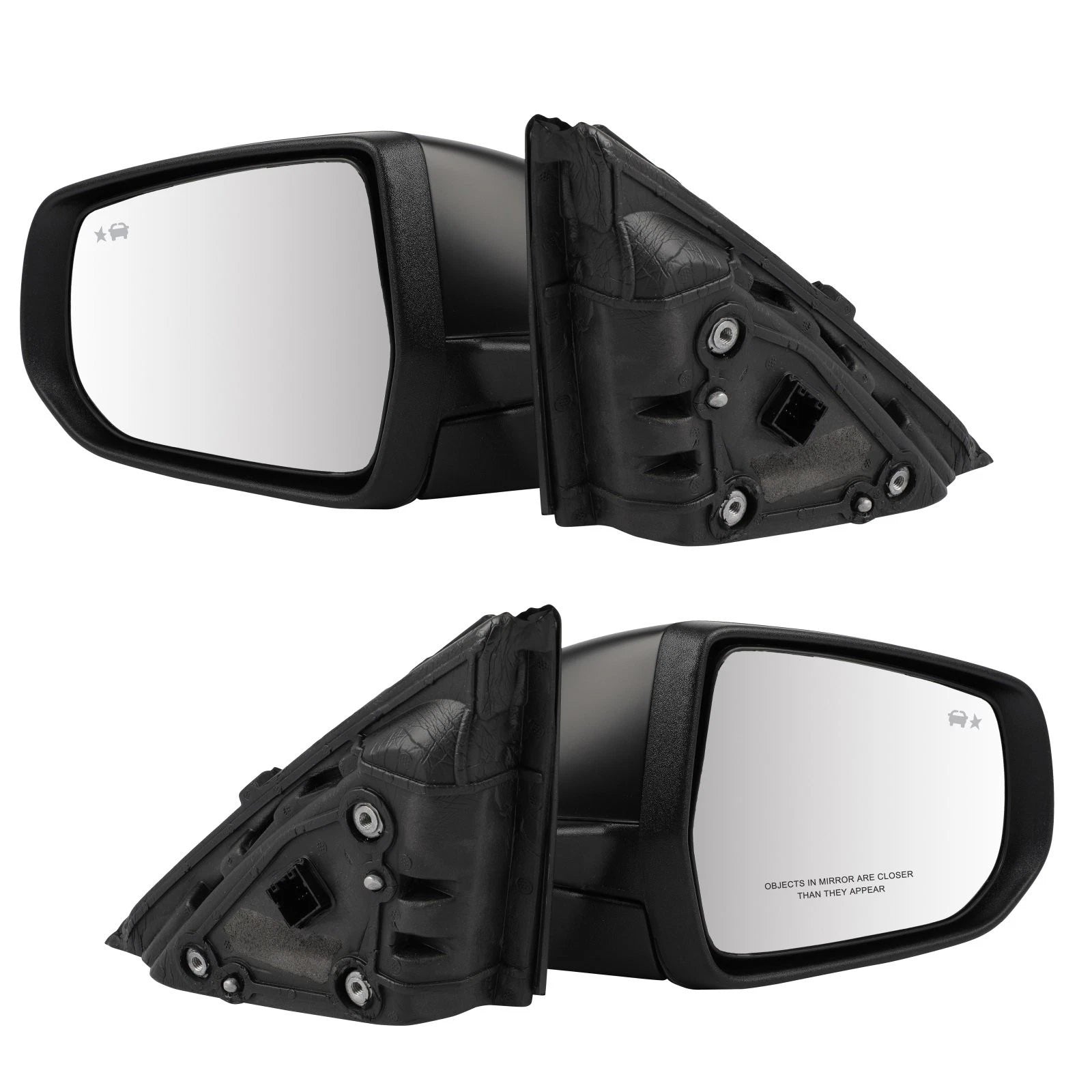 Set of 2 Heated Side Mirrors for Chevrolet Malibu (2016–2021) 8 Pin