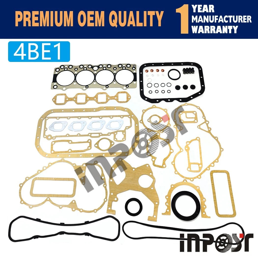 4BE1 Full Gasket Set for Isuzu NPR NKR NHR NQR