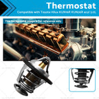 Thermostat for Toyota Hilux KUN16 KUN26 3.0L 1KD-FTV Diesel (2005–2015)