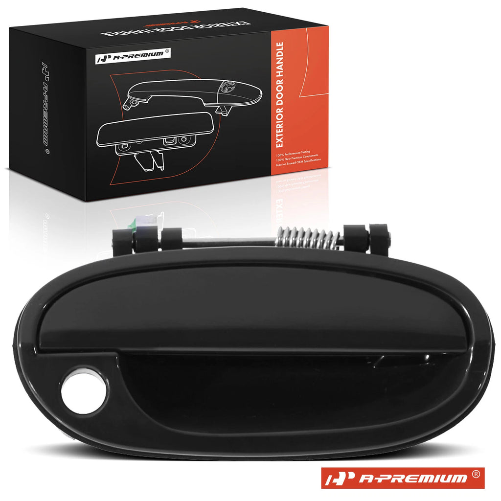 Front Right Smooth Black Exterior Door Handle for Chevy Spark (2006–2009)