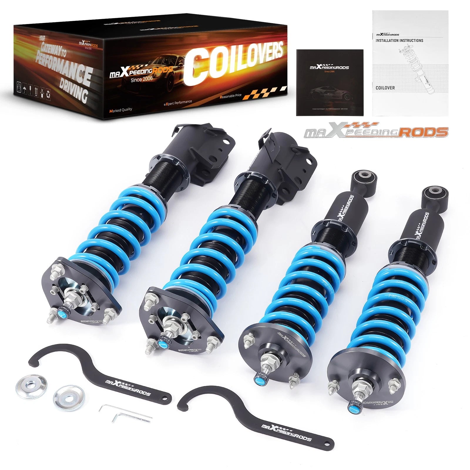 Coilover 24 Way Damper Adjustable Suspension Kit for Nissan Maxima A32 (1995–1999)